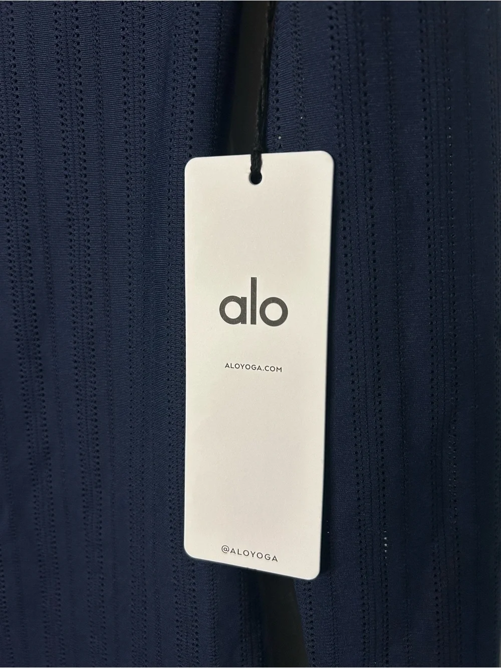 NWT ALO Yoga Euphoria Long Sleeve Dress- Navy/ Size X-Small